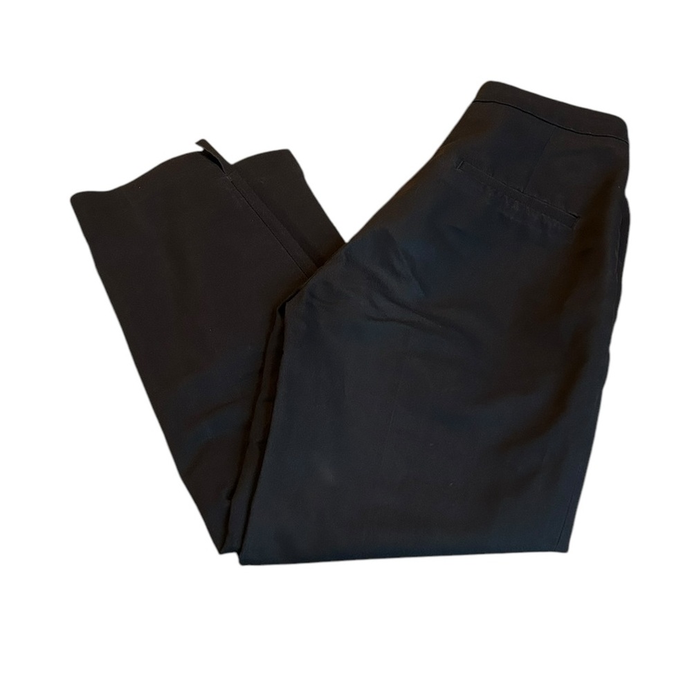 H&M black crop fit dress pants